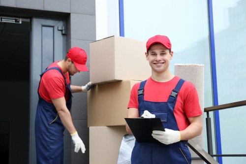 House movers preparing a local home removal in Removalcompany