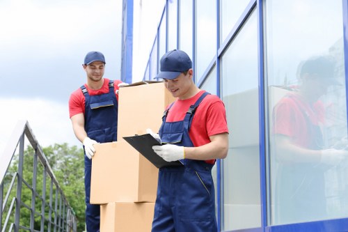 Customer booking details and moving checklist for a removal service