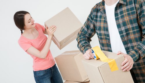 Local team handling furniture pick-up at a residential property in Removalcompany