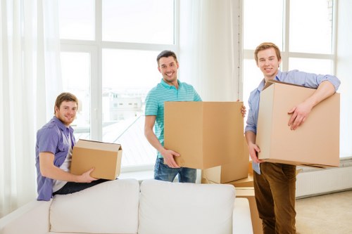 Packing and loading household items for a home move in Removalcompany