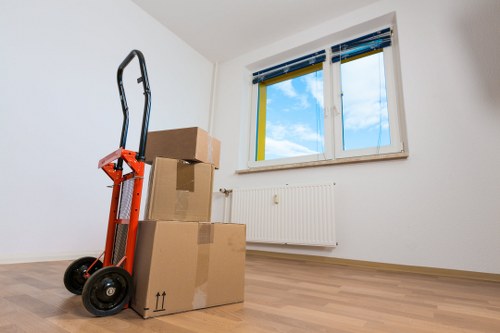 Professional removals service planning a safe and efficient transport route