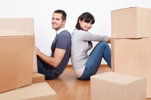 Office relocation support for business equipment and furniture