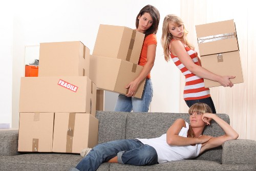 Residential moving day with access and parking considerations