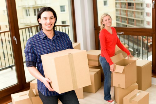 Commercial office moving van service in Removalcompany
