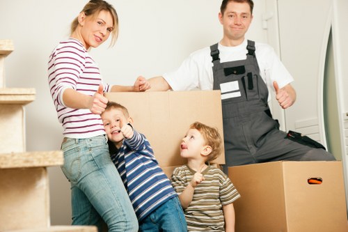 Prepared moving truck for residential and business removals
